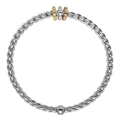 Fope Eka Tiny 18ct White Gold Bracelet, 739B.