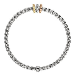 Fope Eka Tiny 18ct White Gold Bracelet, 739B.