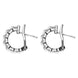 Fope Eka Tiny 18ct White Gold Hoop Earrings OR730