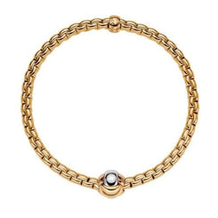 Fope Eka Tiny 18ct Yellow Gold Bracelet, 738B.