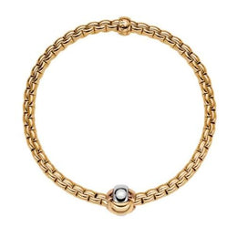 Fope Eka Tiny 18ct Yellow Gold Bracelet, 738B.