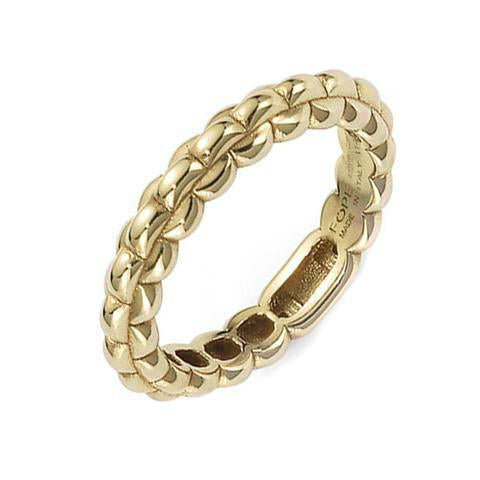Fope Eka Tiny 18ct Yellow Gold Ring, AN730.