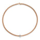 Fope Flex'It Eka 18ct Rose Gold Diamond Necklace. 721C BBR. 