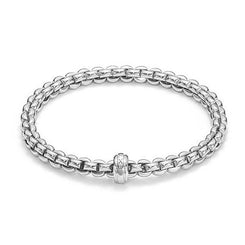 Fope Flex'It Eka 18ct White Gold Bracelet. 721B