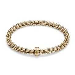 Fope Flex'It Eka 18ct Yellow Gold Bracelet. 721B