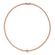 Fope Flex'It Prima 18ct Rose Gold 43cm Necklace. 744C. 