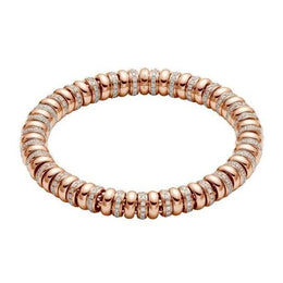 Fope Flex'it Solo 18ct Rose Gold 2.80ct Diamond Bracelet, 629B/BBR3.