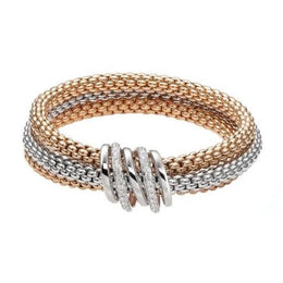 Fope MiaLuce 18ct Rose White Gold 0.54ct Diamond Bracelet, 651B/BBR.