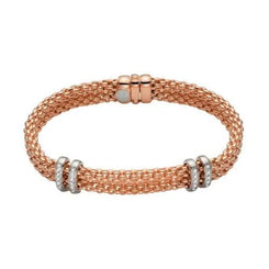 Fope Maori 18ct Rose Gold 0.18ct Diamond Bracelet, 862B/BBR.