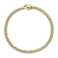 Fope Unica 18ct Yellow Gold Weave Bracelet, 610B.