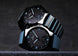 Junghans Force Mega Solar Watch with black dial, ceramic strap, ceramic case