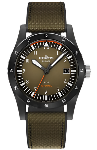 Fortis Flieger F-39 Tactical Green Watch F4220029