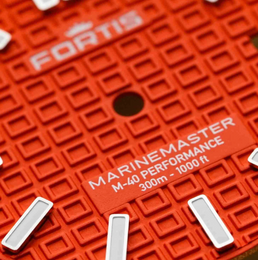 Fortis Marinemaster M-40 Amber Orange Watch