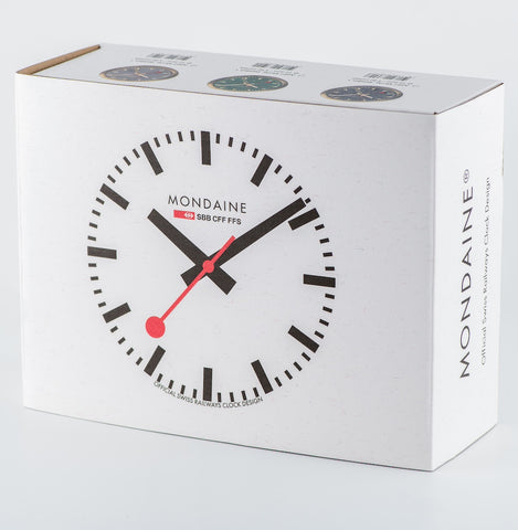 Mondaine Clock Alarm Good Gray