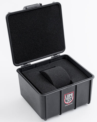 Luminox Master Carbon Seal 3860 Series Automatic Watch XS.3877 - with the presentation box open