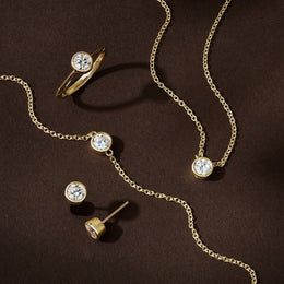 Clogau Celebration 9ct Yellow Gold 0.5ct Lab Grown Diamond Necklace