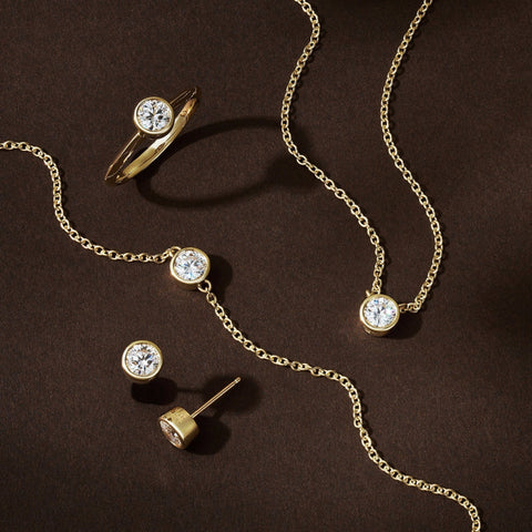 Clogau Celebration 9ct Yellow Gold 0.5ct Lab Grown Diamond Necklace