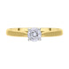 18ct Yellow Gold 0.46ct Diamond GIA Certified Solitaire Ring