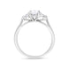 Platinum 0.65ct Diamond GIA Certified Three Stone Trilogy Ring