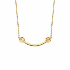 Clogau Tree of Life Insignia 9ct Yellow Gold Curve Necklace