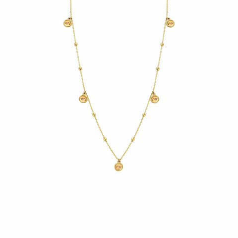 Clogau Tree of Life Insignia 9ct Yellow Gold Drop Necklace