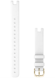 Garmin Strap Lily Bands 14mm White leather Large