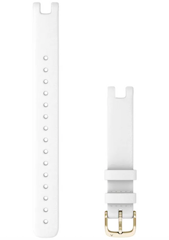 Garmin Strap Lily Bands 14mm White leather Large