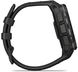 Black rugged watch on a white background
