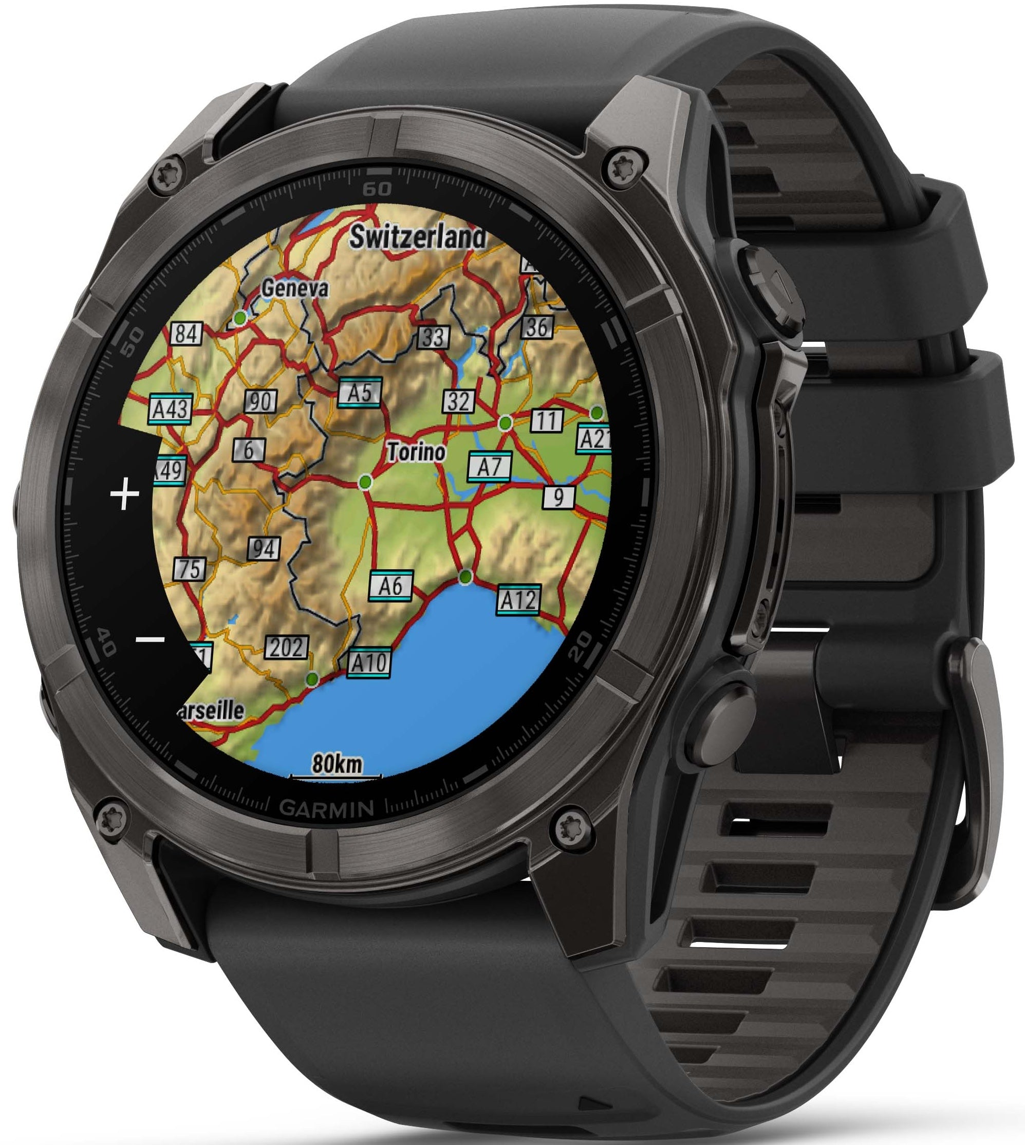Garmin Fenix 8 51mm Sapphire AMOLED Carbon Grey DLC Titanium Black Garmin Fenix 8 51mm Sapphire AMOLED Carbon Grey DLC Titanium Black