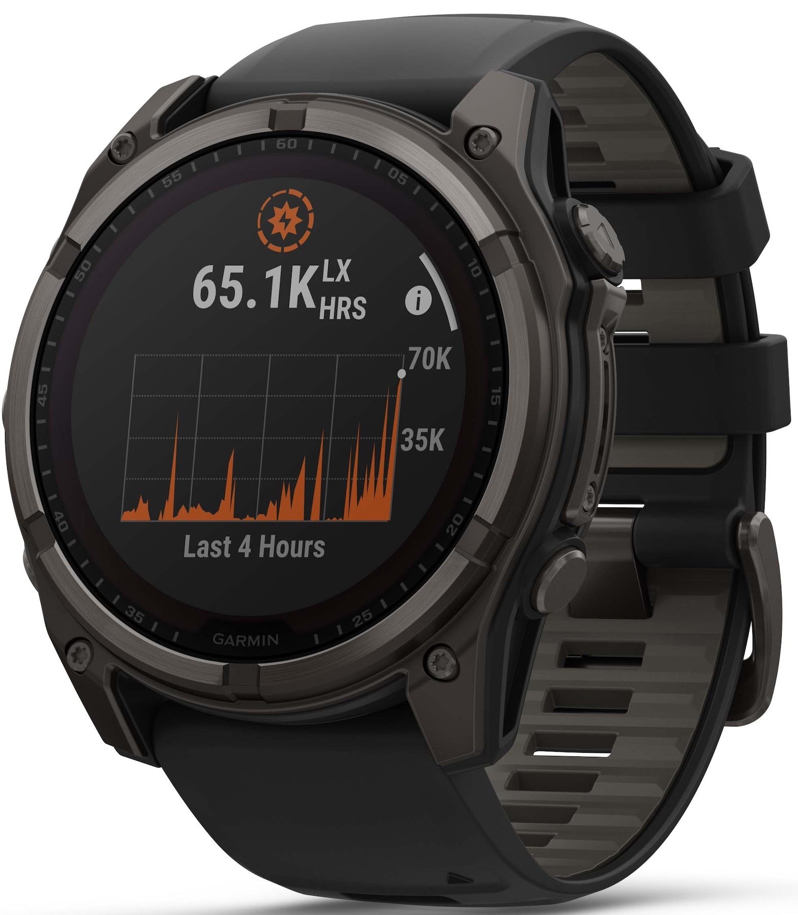 Garmin Fenix 8 51mm Sapphire Solar Carbon Grey DLC Titanium Black ...