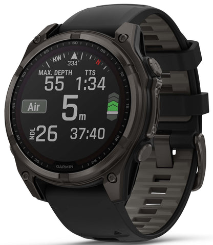 Garmin Watch Fenix 8 Sapphire Solar Carbon Grey 010-02906-11