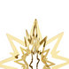 Georg Jensen 18ct Yellow Gold Vermeil Medium Star Christmas Tree Topper, 3405000.