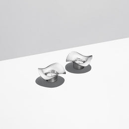 Georg Jensen Cobra Set of Two Tealight Holders. 3586582.