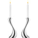 Georg Jensen Cobra Stainless Steel Medium Candlestick. 3586579.