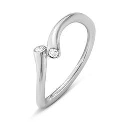 Georg Jensen Magic 18ct White Gold Diamond Ring, 20000169