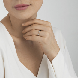 Georg Jensen Magic 18ct White Gold Diamond Ring, 20000169