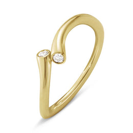 Georg Jensen Magic 18ct Yellow Gold Diamond Ring