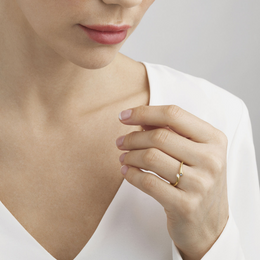 Georg Jensen Magic 18ct Yellow Gold Diamond Ring