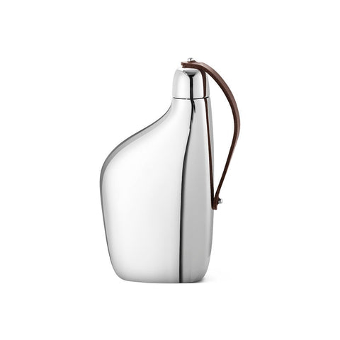 Georg Jensen Sky Stainless Steel Hip Flask. 10014941.