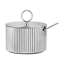 Georg Jensen Bernadotte Stainless Steel Sugar Bowl, 10014932.
