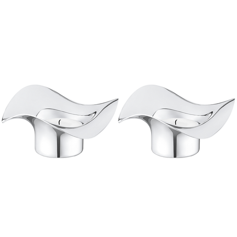 Georg Jensen Cobra Set of Two Tealight Holders 3586582