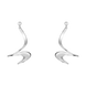 Georg Jensen Mobius Sterling Silver Drop Earrings, 10009341.