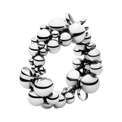Georg Jensen Moonlight Grapes Sterling Silver Statement Bracelet, 20000675