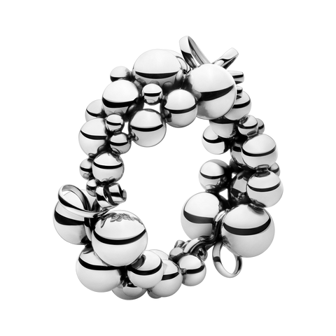 Georg Jensen Moonlight Grapes Sterling Silver Statement Bracelet, 20000675