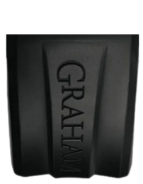Graham Black Rubber Strap For Chronofighter