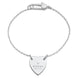 Gucci Engraved Heart Sterling Silver Bracelet YBA223513001