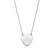 Gucci Engraved Heart Sterling Silver Pendant YBB223512001