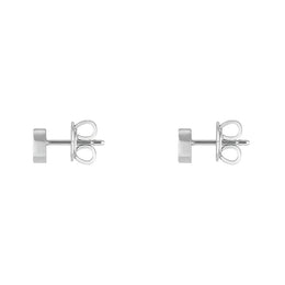 Gucci Interlocking G 18ct White Gold 5mm Stud Earrings YBD662111002
