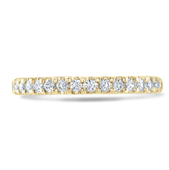18ct Yellow Gold 0.30ct Diamond Half Eternity Band
