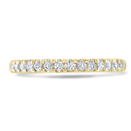 18ct Yellow Gold 0.30ct Diamond Half Eternity Band
